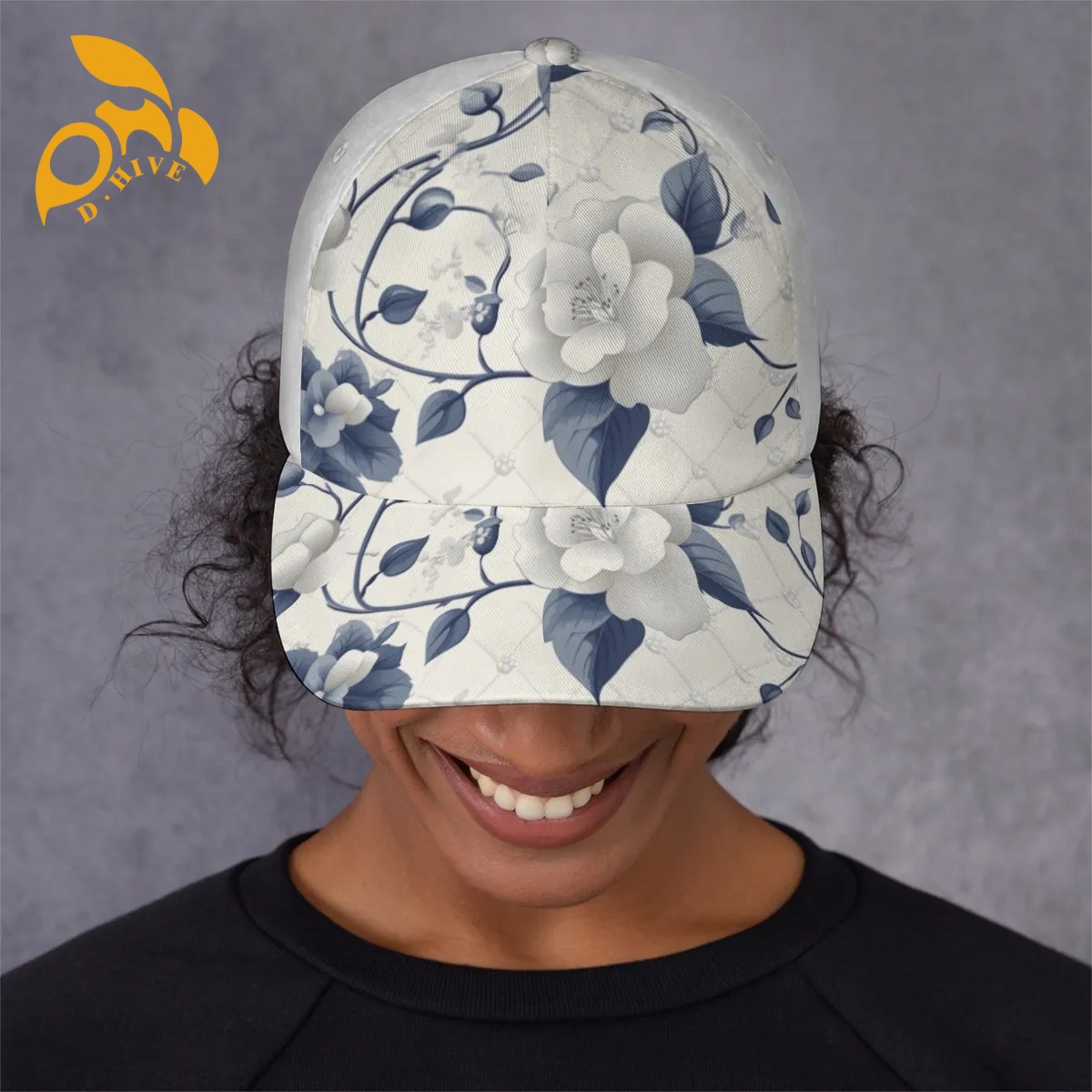 Free shipping customized definition 2025 Designer All-Over Print Peaked Cap trendy sport cap new fashion Male Female high quality fashion