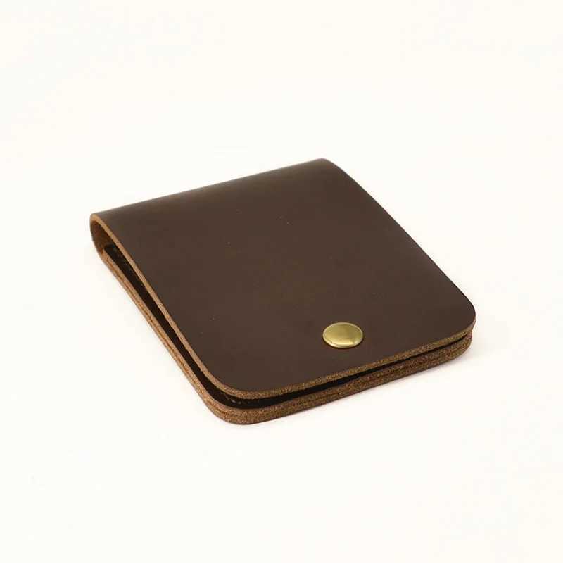 Handmade Personalized Holders Leather Holder Man Business Cardholder Wallet Porte Carte Case To Protect Z250621