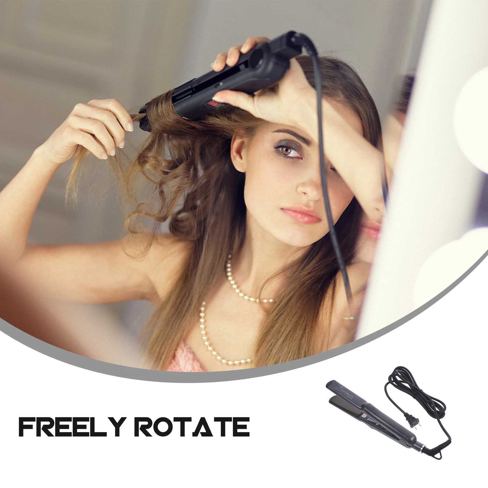 1pc Hair Straightener Professional Steam Iron Curler for Salon Household Dual Purpose Fast Heating Uniform TemperatureXJ250621