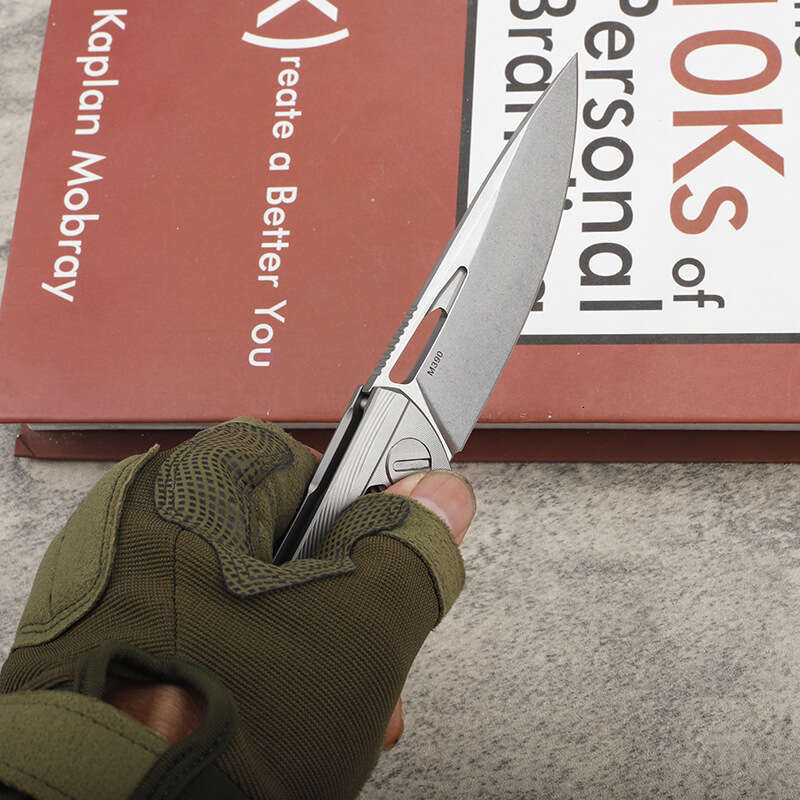 New M390 Steel TC4 Titanium Alloy Handle High Hardness Pocket Fishing knife Fruit Collection Survival EDC Knife