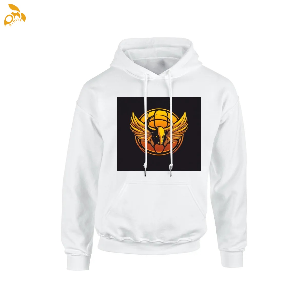 free shipping of customized trendy Ladies' polyester cotton hooded pocket sweatshirt is suitable for 260GSM with exquisite patterns from US