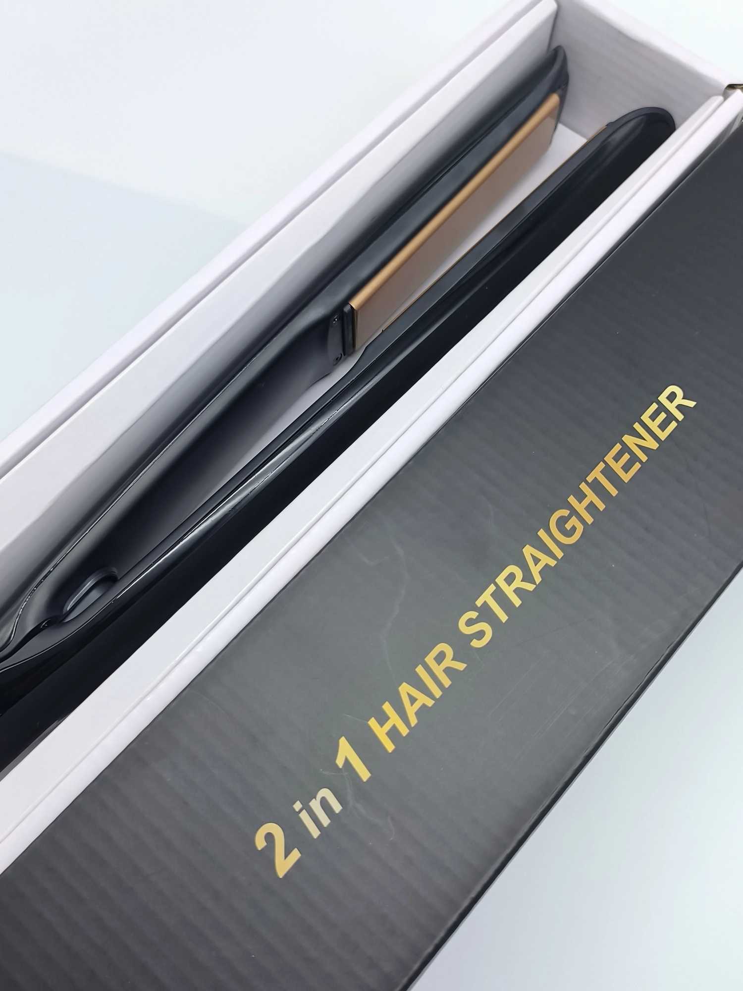 2-in-1 Ceramic Hair Straightener High Quality Flat Clip Professional Curling Iron Hair Straightener Styling ToolXJ250621