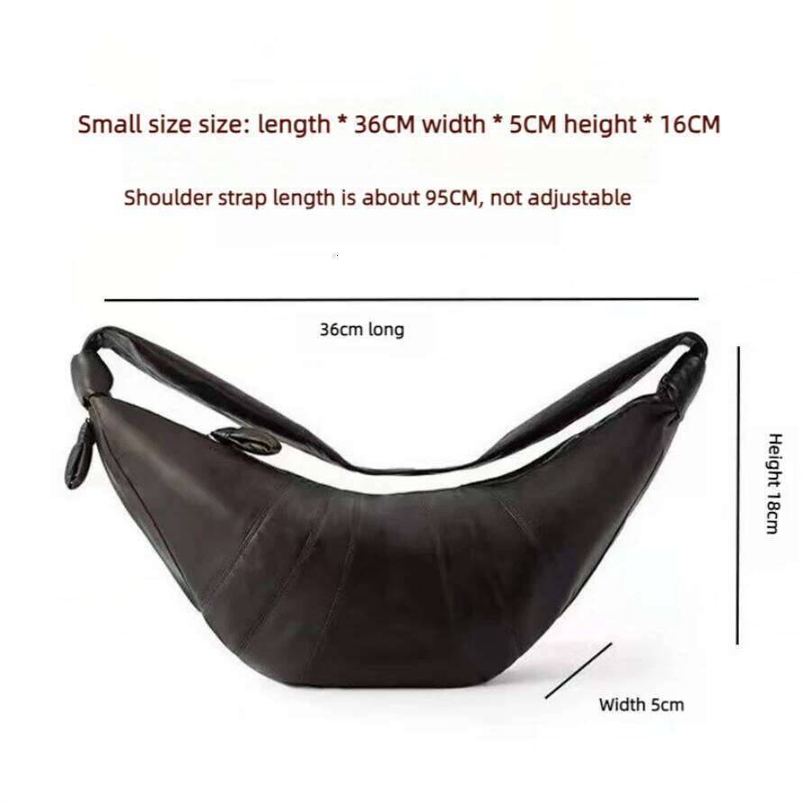 HOT 2025 LE Horn Bun, niche texture, can be sung, dumpling crossbody chest bag, Meilad fashionable retro women's bag