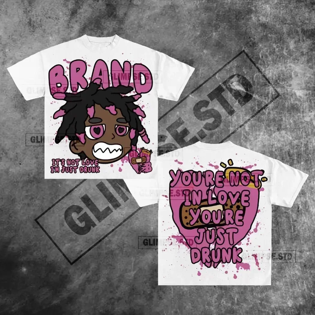 2025 casual streetwear y2k tops letter graphic t shirts oversized shirt goth men clothing Harajuku high street gothic 250614