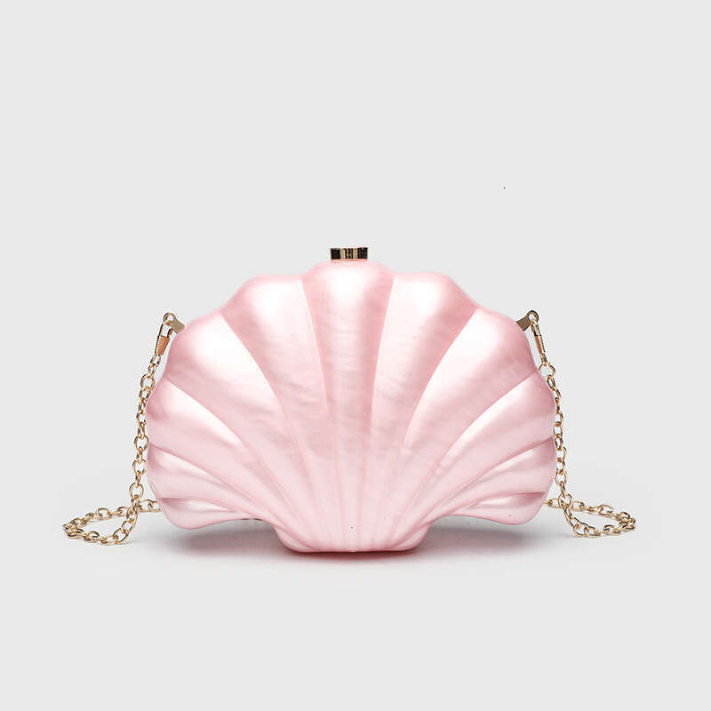 New Style Trendy Crossbody Irregular Shell Acrylic Fashion Wedding Evening Clutch Bag