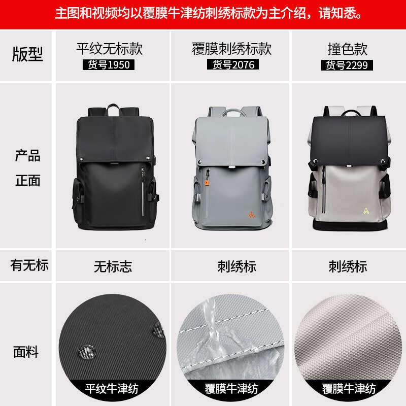 Free shipping fashion designer bag Luxury Large Capacity Travel Commuter Laptop Bag Casual College Student Class Backpack for Men Handbags tote purse
