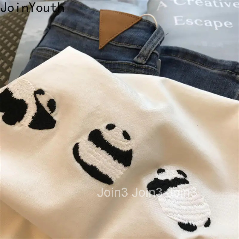 2025 Ropa Mujer Summer Tshirts White Shirts for Women O-neck Short Sleeve 3D Embroidery Y2k Tops Casual Chic Oversized T Shirt