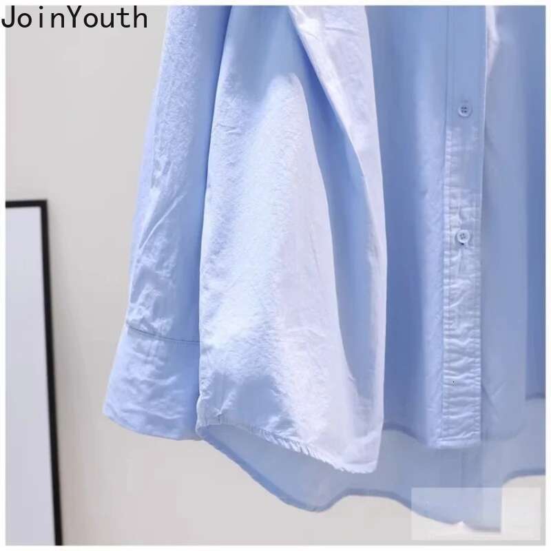 2025 Blusas Mujer De Moda Cotton Blouses for Women Long Sleeve Ruffles Vintage Oversized Tops Fashion Korean White Shirts 27r728