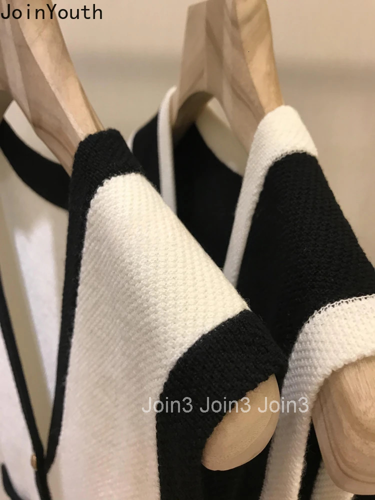 Chalecos Para Mujer Knitting Vest Sweater Women Clothing Contrast Color Waistcoat 2025 Ropa Mujer Vintage Sleeveless Tanks Tops