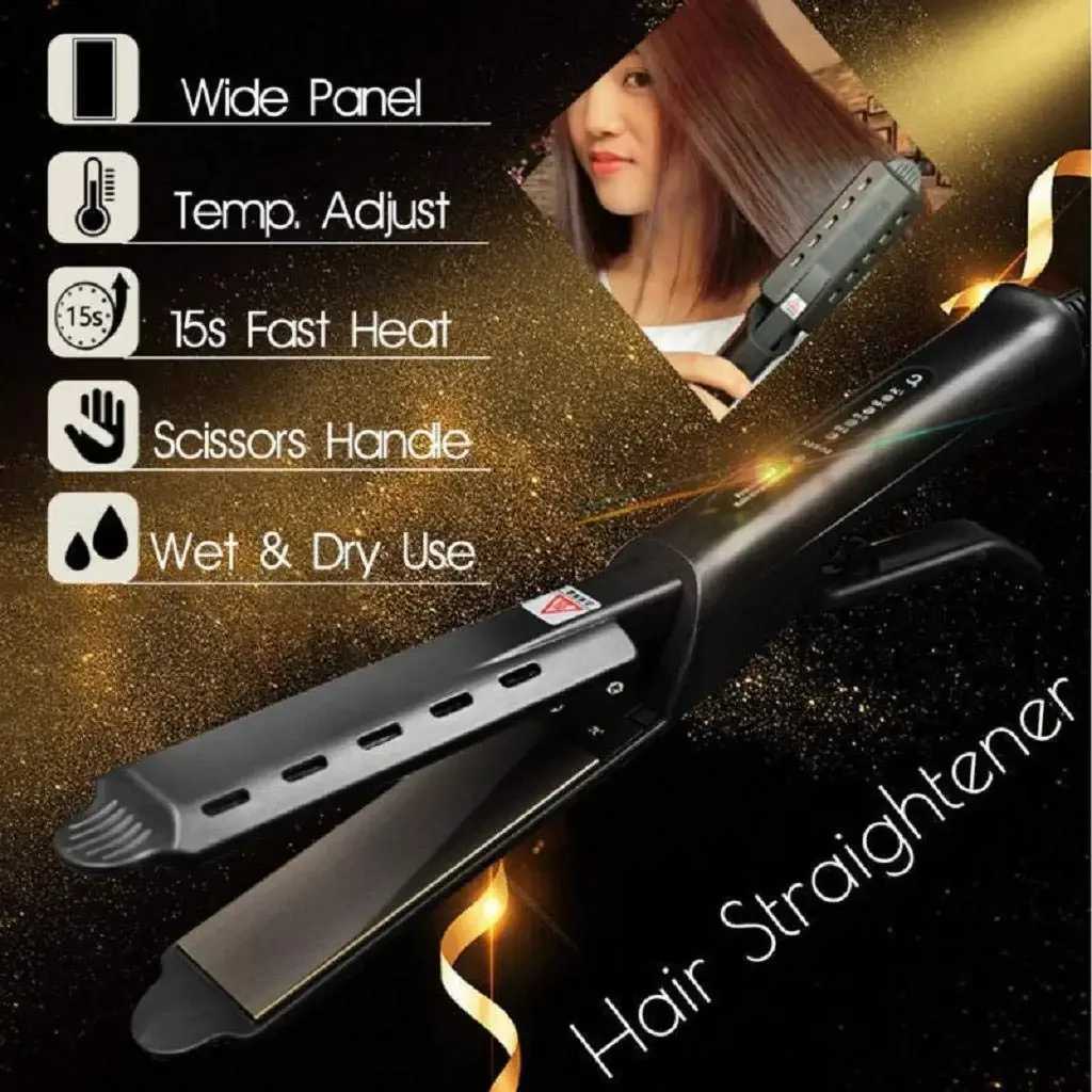 Professional Flat Iron Hair Straightener Dual Voltage Instant Heating Curling Iron Hair strainghtner iron Small curling ironXJ250621