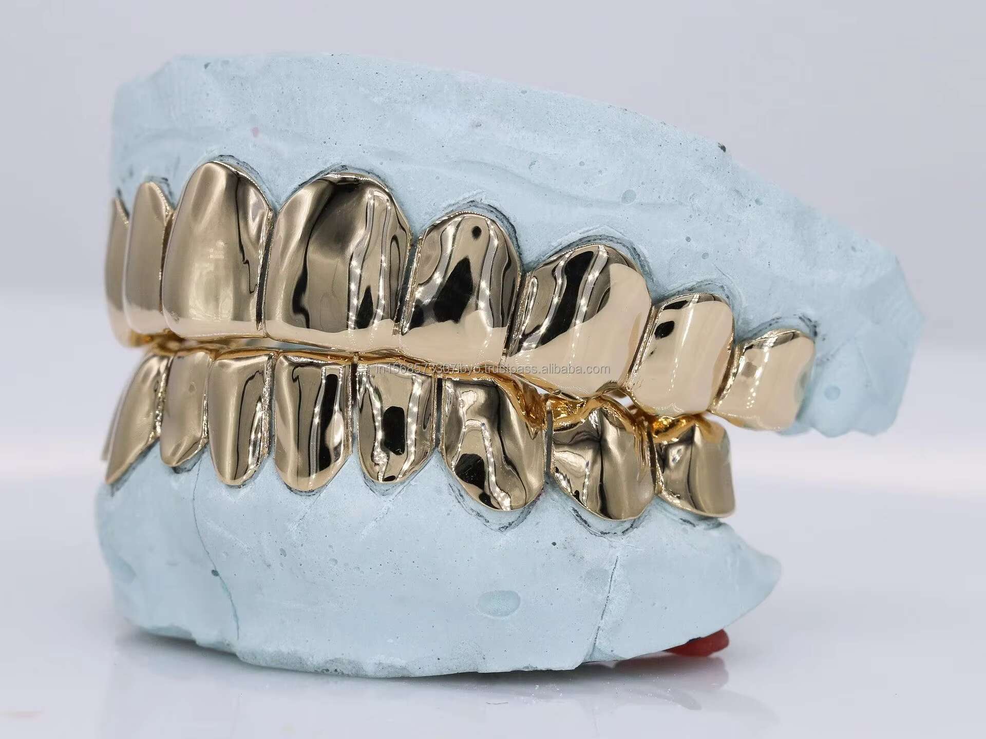 2024 New Wholesale Mens Hip Hop Gold Teeth Silver 925 Grillz Top Bottom Iced Out Grillz Dental Moissanite Grill