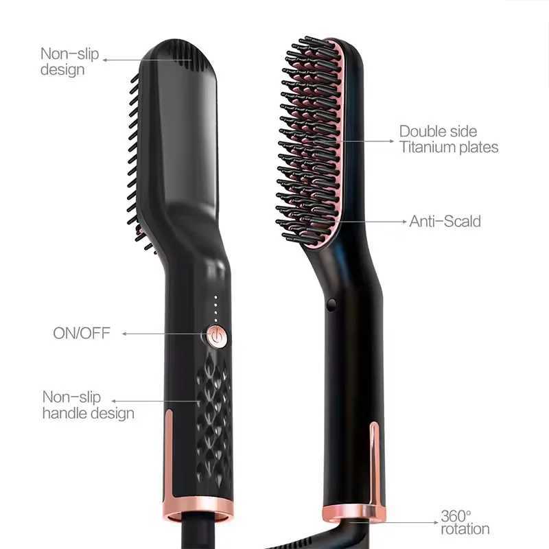 Professional hair straightener Fast heating ceramic electric hair straightener multi-functional hair straightening toolXJ250621