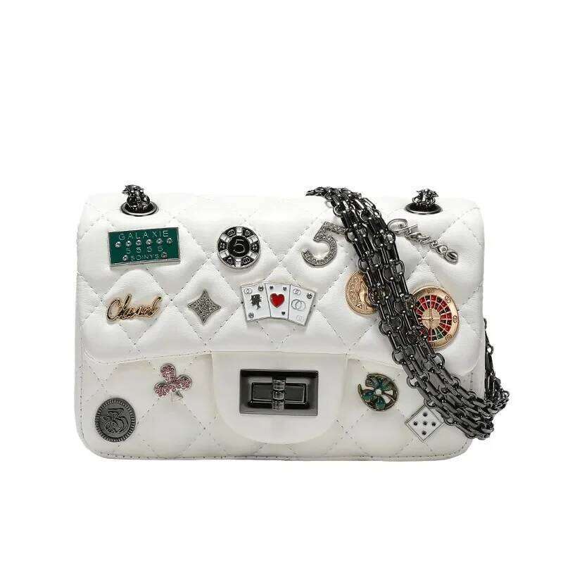 Designer bags Hong Kong ITGDLEDY Genuine Leather Brand Women's Crossbody New 2021 Single Shoulder Small Chain Strap Bag