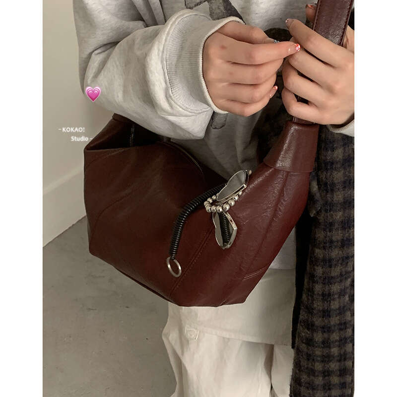 designer bag Autumn Winter Simple Ancient Dumpling for Women 2024 New Fashion Korean Style Underarm Casual Large Capacity Crossbody Bag