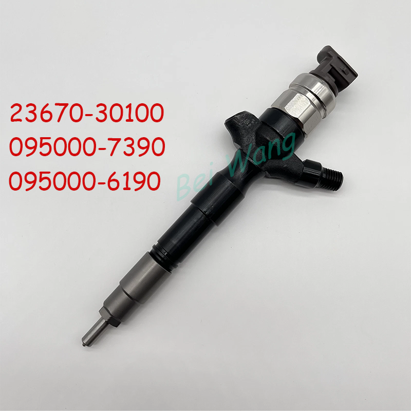 095000-7390 Diesel Fuel Injector 095000-6190 23670-30100 Suitable for Toyota Hilux Hiace