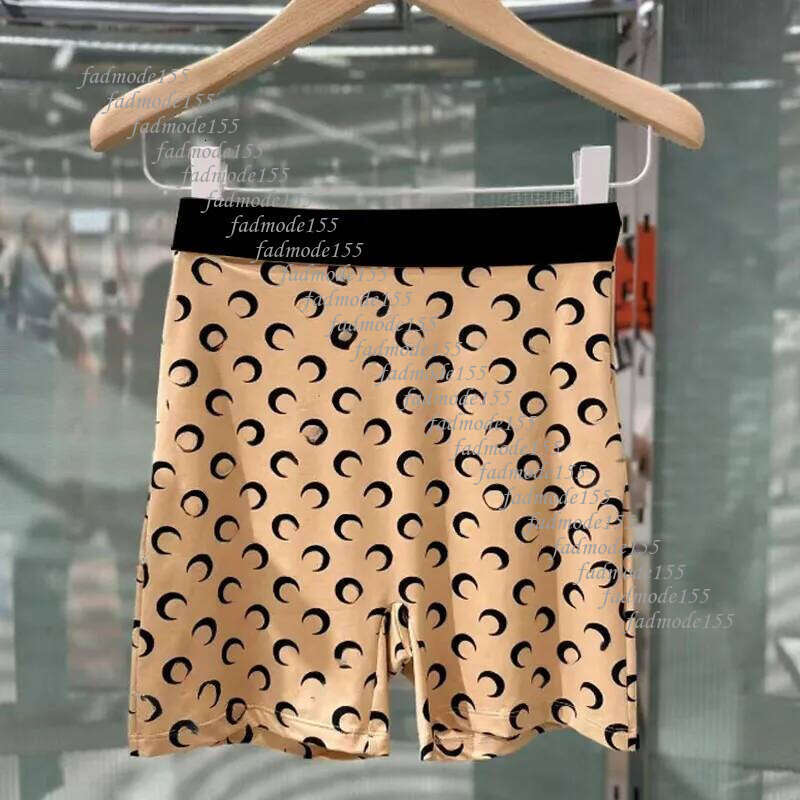 Designer Elastic Slimming T-shirt Ice Silk Sunscreen Moon Top Crescent Small Marine Women's Black Sports Shorts Set Wholesale 2025 b6 45