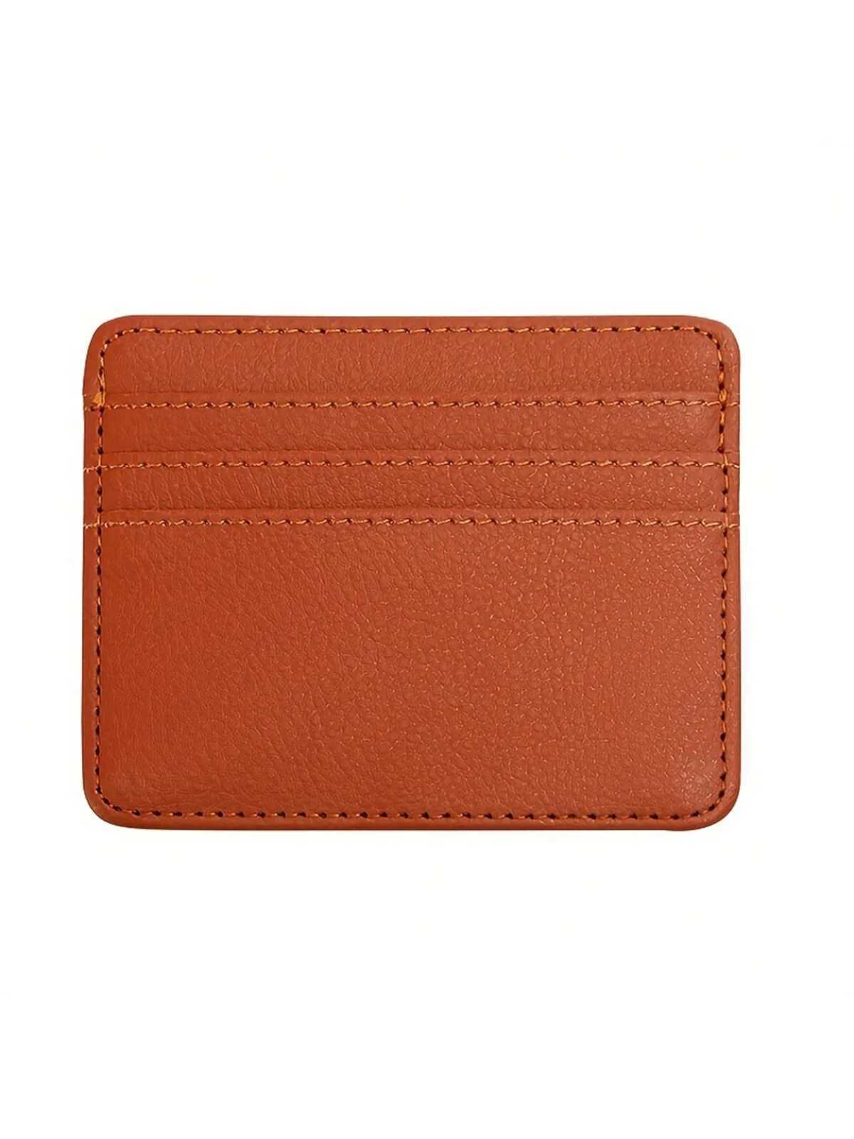 Mini ID Card Short Wallet PU Leather Portable Lightweight Card Holder Practical Card Organizer Z250621