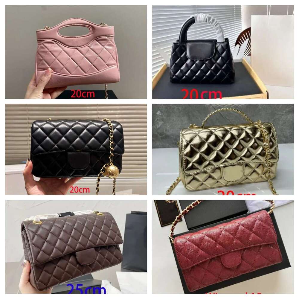 Designer Bag Luxury Shoulder Chain Bag Shiny Gold Bag Silver Clutch Flap Handbag Tote Bag Luxury Wallet Leather Wallet Card Bag Luxury Purse Women Crossbody Bag