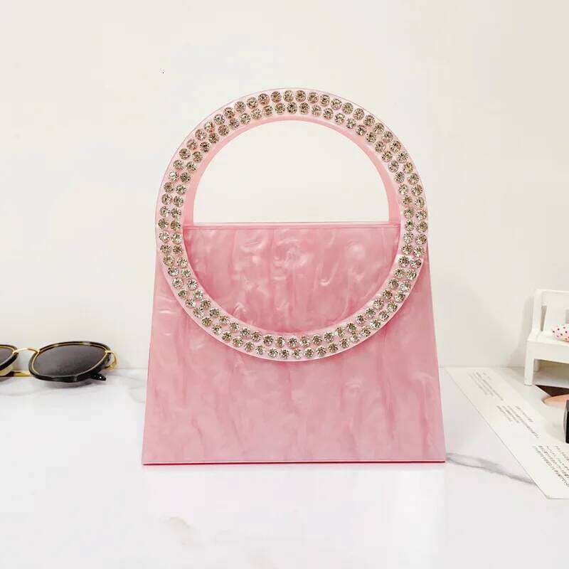Designer Bag Acrylic Bucket Dia Evening Women Bags Designer Personality Handbag Dresses Suitcase Clear Beach Bag