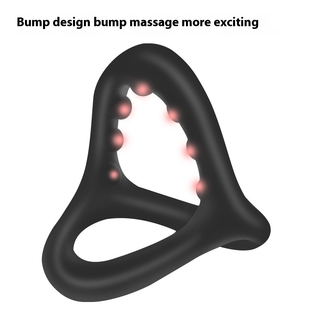 Shark Head Locking Liquid Silicone Male Wearable Prepuce Ring Physical Delay Adult Product