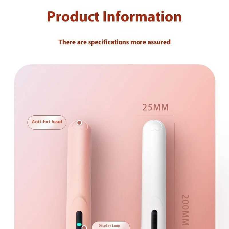 Mini Wireless Charging Portable Hair Straightener A Small Usb Splint For Both Curling And Straightening Hair StraightenerXJ250621