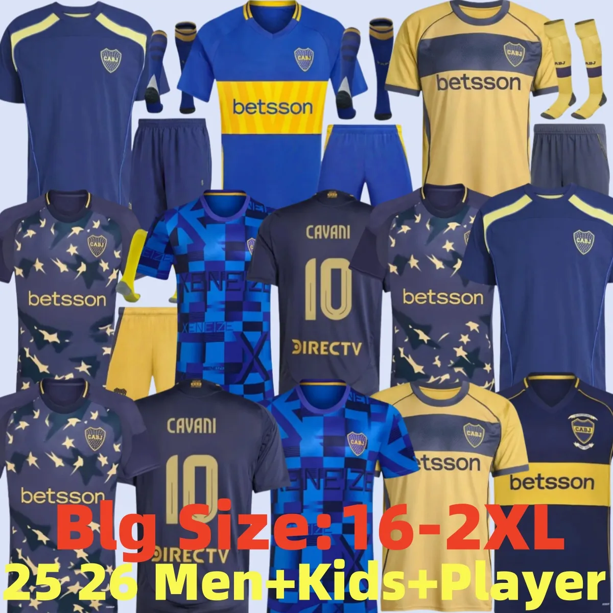 2025 2026 BoCa JuNiOrs soccer Jerseys CUp CAVANI GIMENEZ M.MERENTIEL ZENON AGUIRRE BLONDEL LEMA ZEBALLOS Goalkeeper Men kids kits 25 26 football shirts
