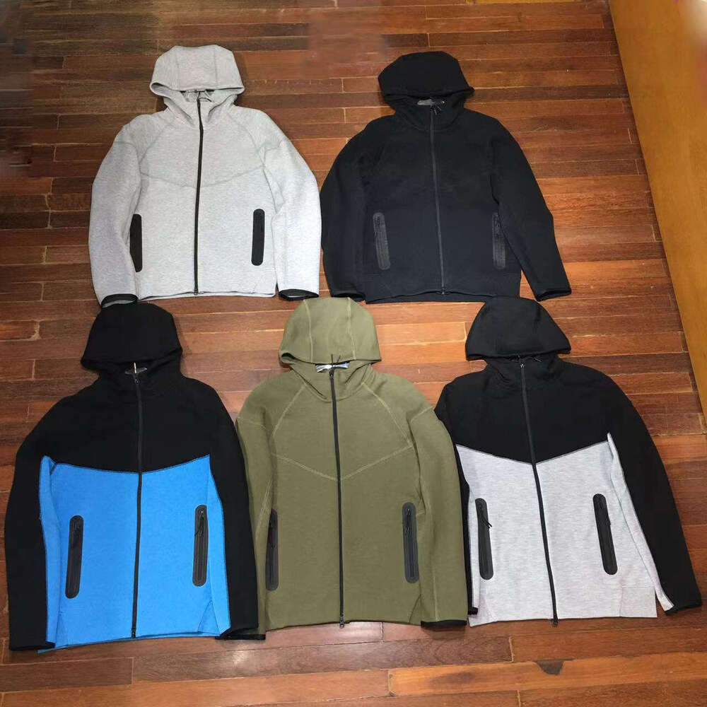 2024 Spring and Autumn Casual Sports Breathable Cotton Double-Sided Zipper Pocket Hooded Men's Multi-Color 922 Jacket