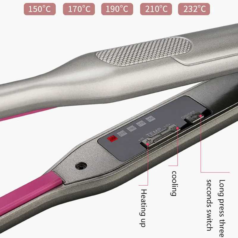 Straight Hair Curling Stick Tourmaline Ceramic Narrow Board 7MM Straight Hair Curling Hair Short Hair Curling Hair StraighteningXJ250621
