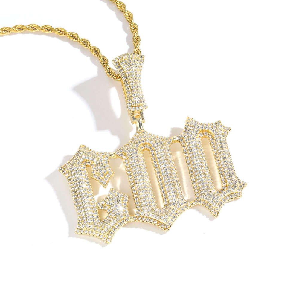 Hip Hop Burr Private Letter Necklace DIY Splicing Combination Pendant Accessories a7ca