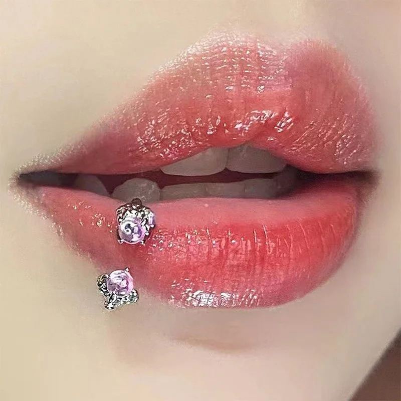 CoolGirl Lip Piercing Lip Ring Dragons Claw Stone Steel C Shape Helix Earring Septum Piercing Labial Ring Body Jewelry 250617