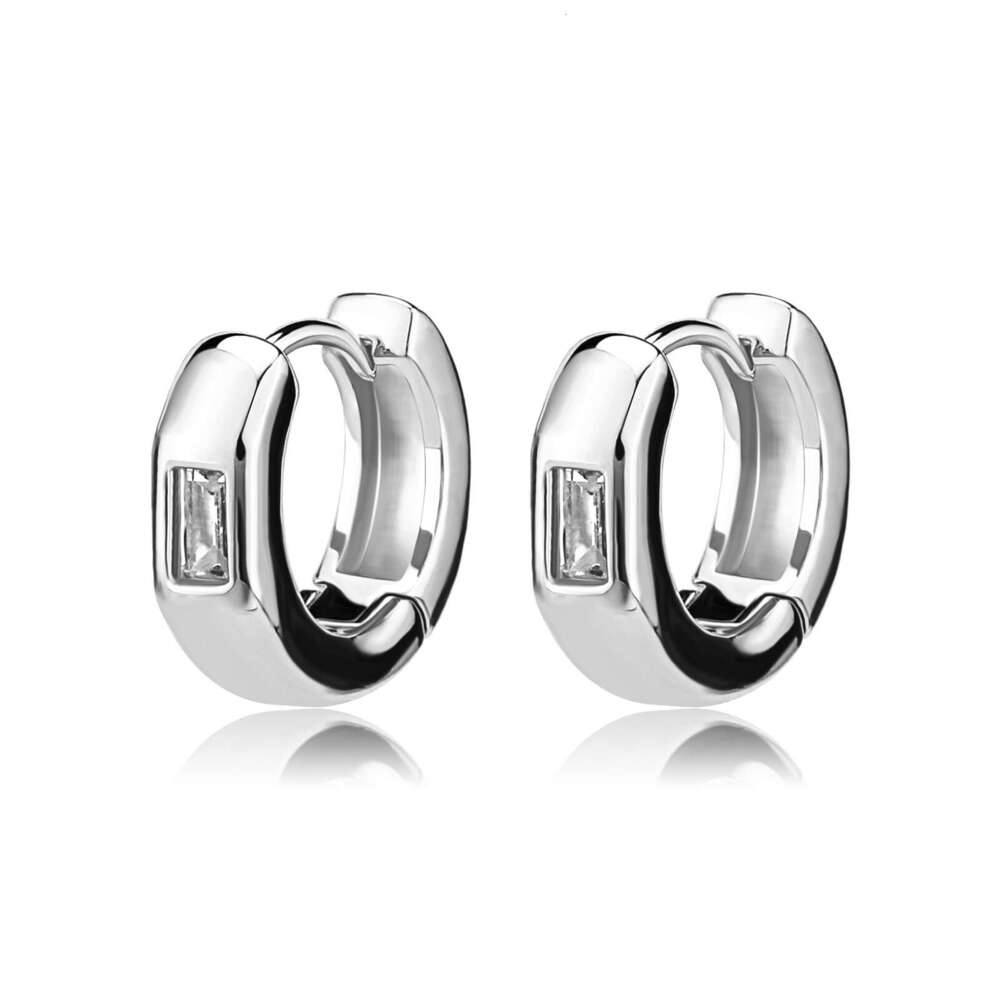 Hip Hop Earrings Mix and Match Set Unisex Personality Studs Classic Versatile Ear Clips Jewelry