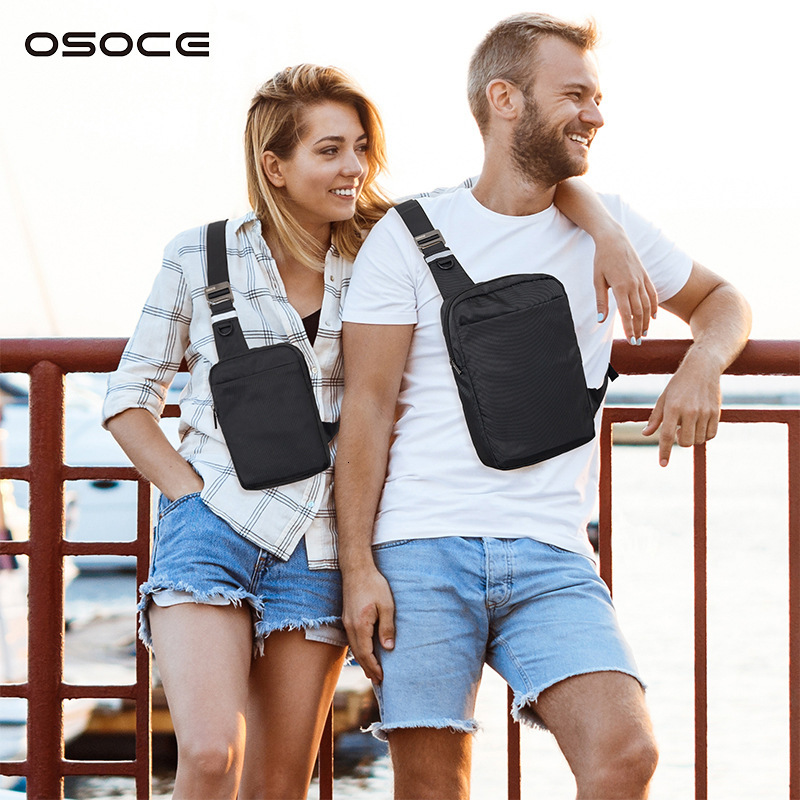 Free Shipping Designer Bag Chest Bag For Men, Mobile Phone Bag, Outdoor Casual Luxury Bag Travel Waterproof Wear-resistant Multi-functional Crossbody 