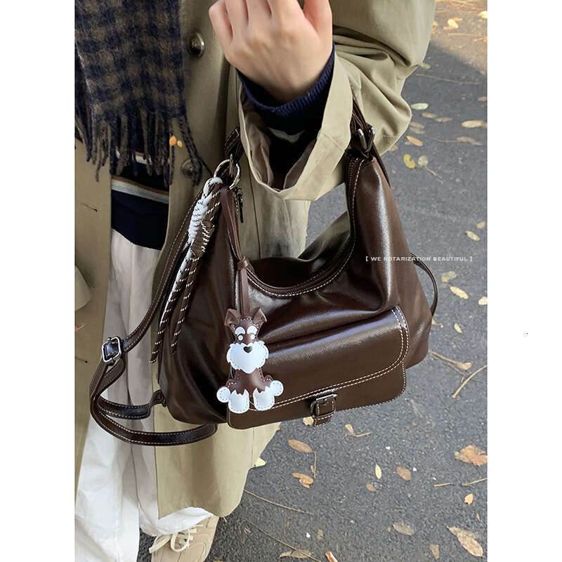 designer bag Milad Underarm Women's Backpack Winter 2024 New Simple Single Shoulder Large Capacity Tote Bag