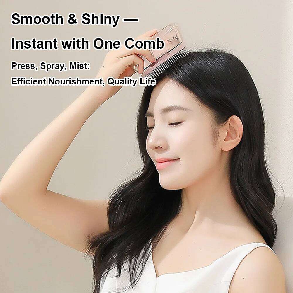Electric Comb Double Massage Scalp Atomizing Vibration Massager for Nourishing and Preventing Hair Loss Treatment