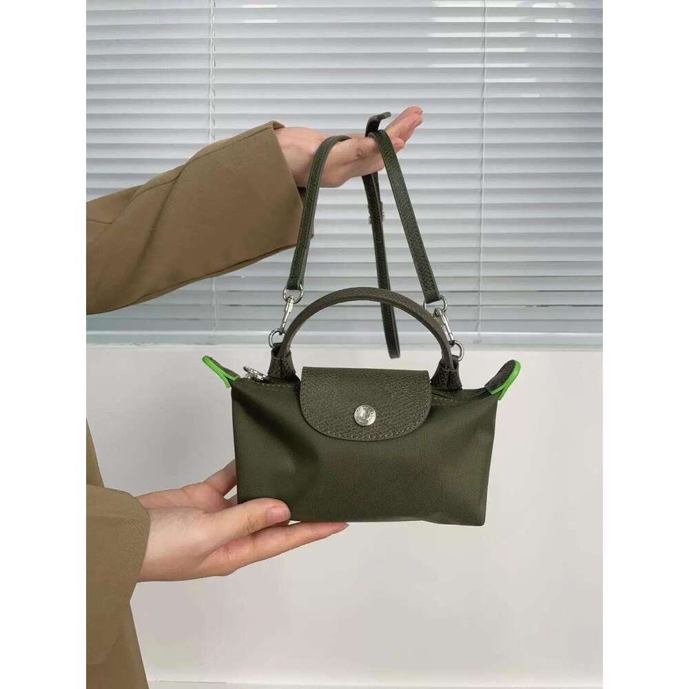 Longchamp Classic Dumpling Nylon Handbag Mini Tote Summer Crossbody Small Bag b6