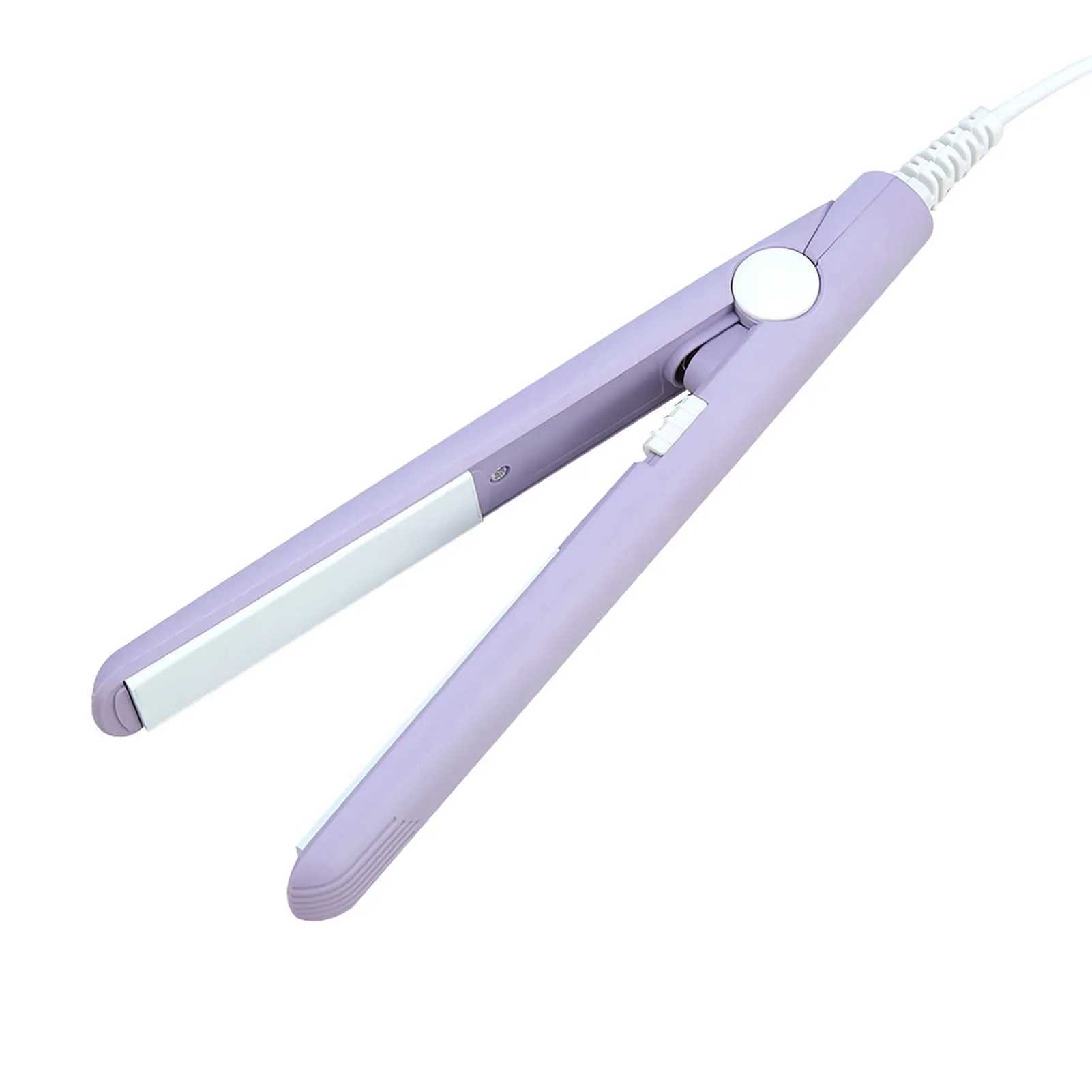 2 in 1 Mini Hair Straightener Ceramic Plate Beauty Flat Iron Heating Curler Hair Straightener Mini Flat IronXJ250621