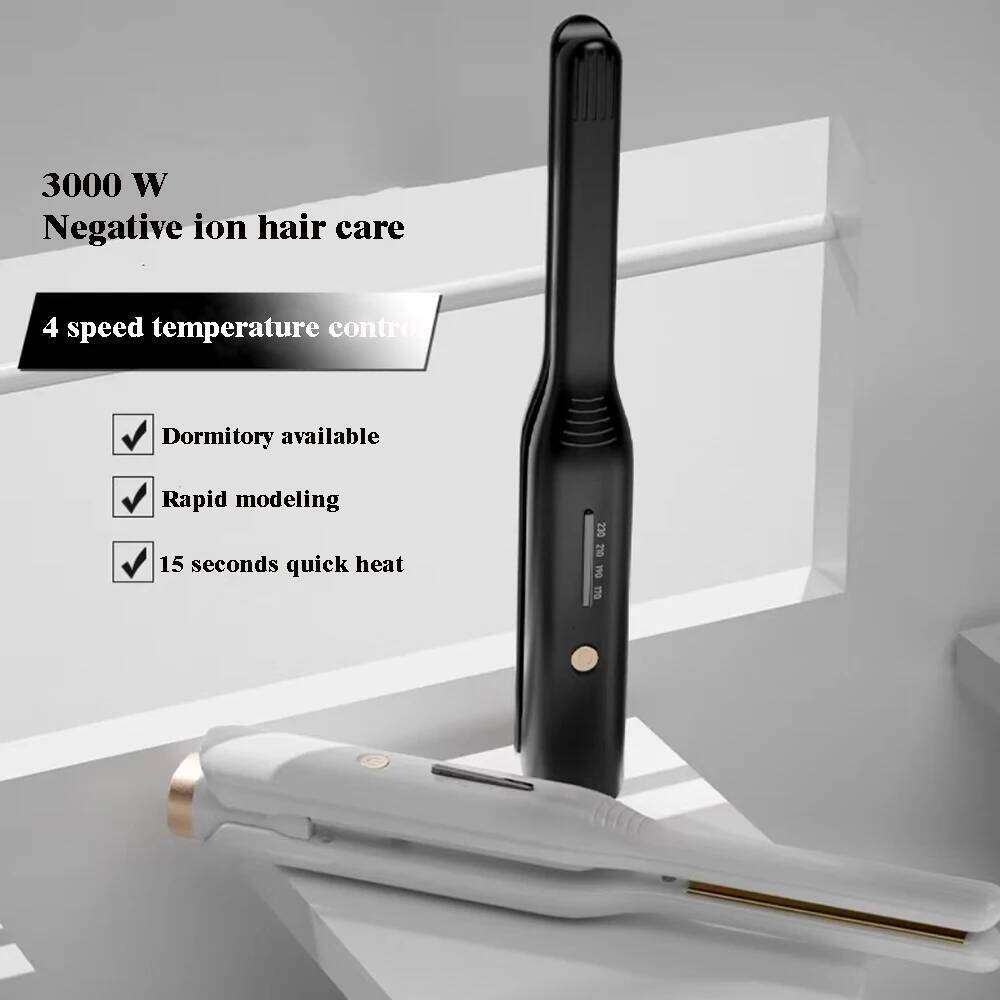 Mini Curler Fast Heating Beard Straightening Small Flat Iron For Short Hair Straightener