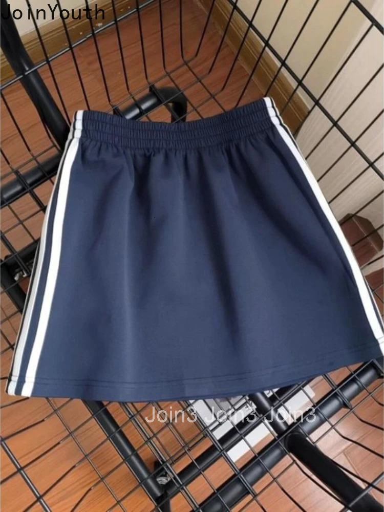 Skirt Suit Casual Women Two Piece Sets Roupas Femme Stand Neck Zipper Sweatshirts Coat Bodycon Mini Skirts Outfits Chic Y2k Set