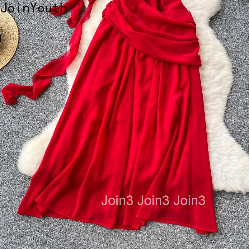 2025 Vestidos De Mujer Maxi Dresses for Women 3D Floral Slim Waist Folds Robe Femme Off Shoulder A-line Irregular Summer Dress