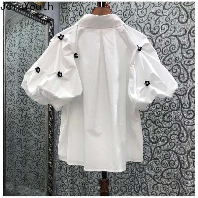 Joinyouth Blusas Mujer De Moda 2025 Womens Clothing Temperament Tops Femme Sweet Puff Sleeve Vintage Blouse White Shirts 27e751