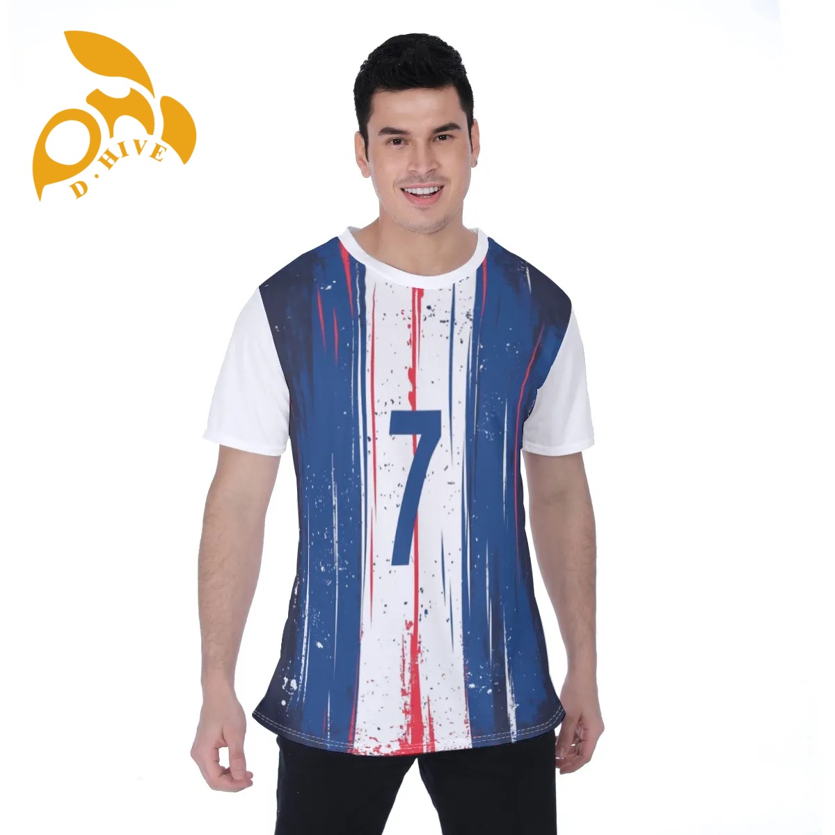 free shipping of customized fashionable All-Over Print Men's T-shirt | Birdseye with exquisite Round neck design High-quality fabric