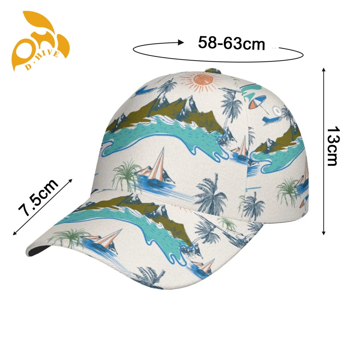Free shipping customized definition 2025 Designer All-Over Print Peaked Cap trendy sport cap new fashion Male Female high quality fashion attractive