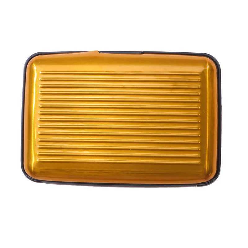 ID Card Case Business s Holder Aluminum Metal Waterproof Bank Card Protection Holder Case Men Women Wallets Z250621