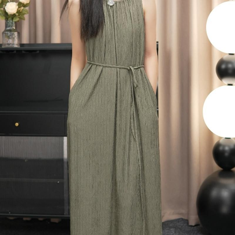 LL155 Minimalist temperament suspender skirt with various styles, fashionable and slim dress, new summer style, drape long skirt, sleeveless