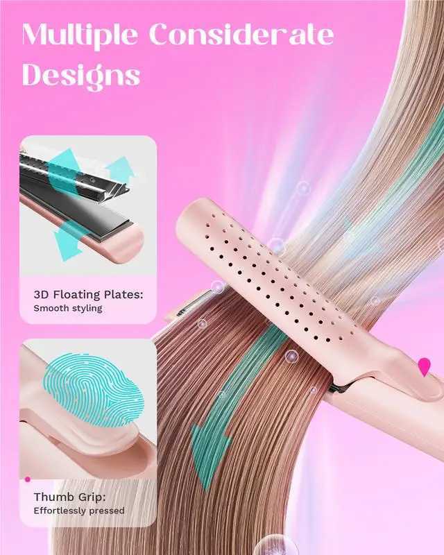 Wavytalk Airflow Styler 360 Cooling Air Hair Curler and Straightener 2 in 1XJ250621