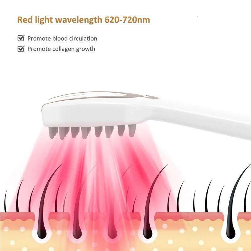 in 1 Electric Wireless Infrared Comb Growth 3 Modes Vibration Massage Scalp Brush Anti Loss Hair Care