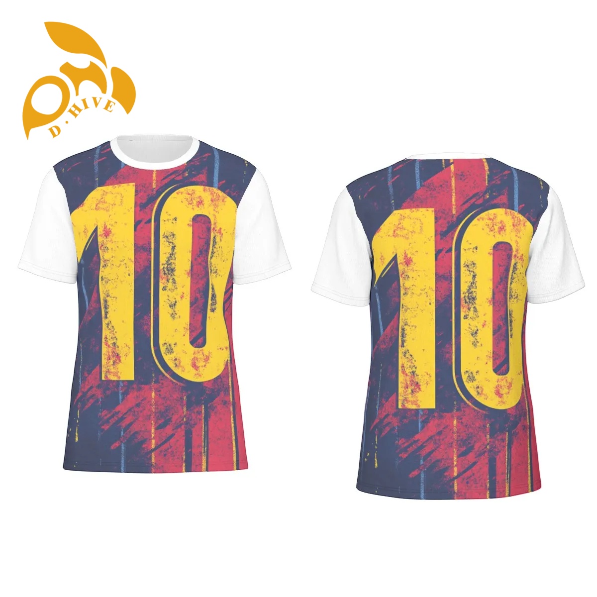 free shipping of customized fashionable All-Over Print Men's O-Neck T-Shirt | 190GSM Cotton | Birdseye with exquisite Round neck High-quality des
