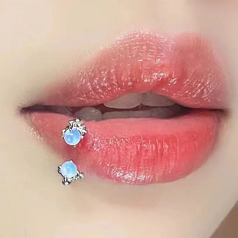 CoolGirl Lip Piercing Lip Ring Dragons Claw Stone Steel C Shape Helix Earring Septum Piercing Labial Ring Body Jewelry 250617