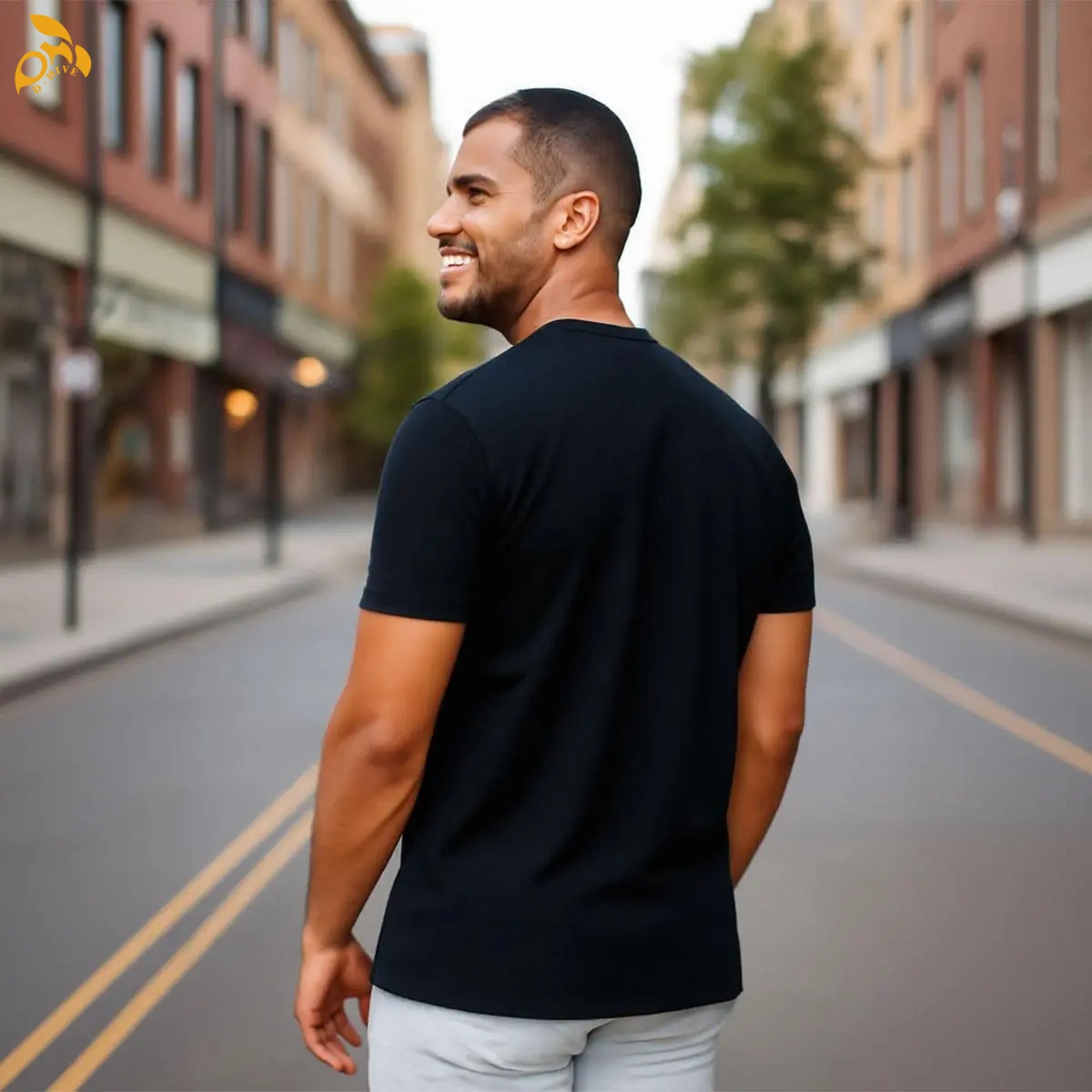 free shipping of customized Trendy Men's round-neck short-sleeved quick-drying T-shirt with exquisite patterns from US