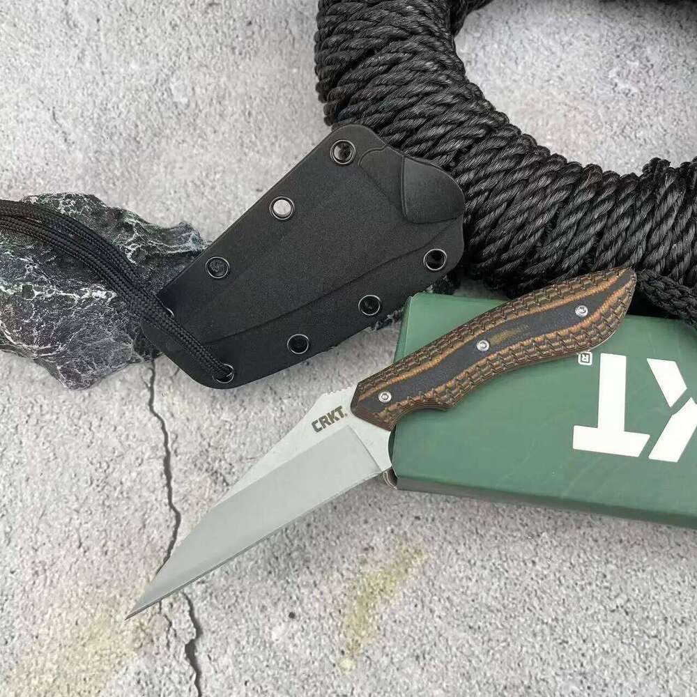 CR 2388 Outdoor Straight Multi-purpose High Hardness 8Cr13Mov Blade Pocket Tactical Hunting Portable Knife